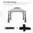 Quick-setup Metal Pop-up Shelter For Garden And Backyard Events