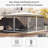 Outsunny Replacement Mesh Sidewall Netting For Patio Gazebos And Canopy Tents With Zippers (Sidewall Only)