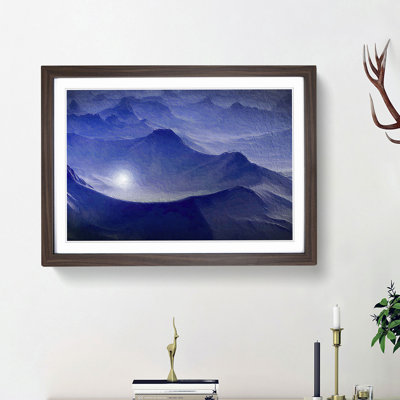 Mountain Tops - Picture Frame Painting Print