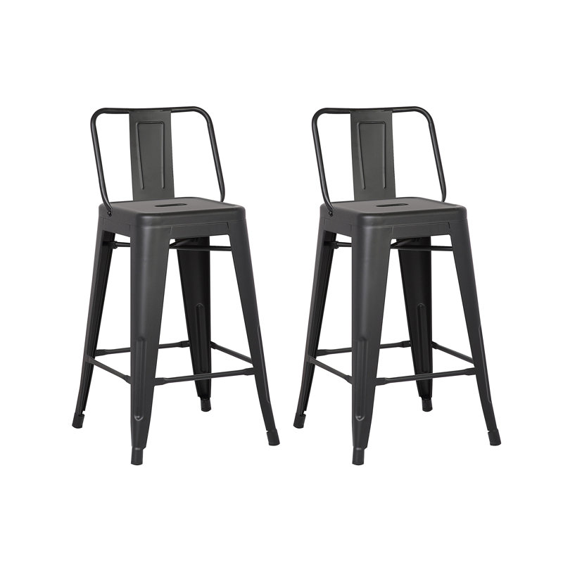 24"Metal Barstool, 4