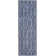 Pymble Geometric Machine Washable Area Rug in Navy Blue