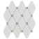 Mirage 3" x 5" Glass/Marble Random Mosaic Wall Tile