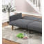 Canapé convertible de style transitionnel