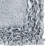 Aveliss 100% Cotton Tufted Bath Rug, Ultra Soft & Absorbent, Spray Latex Backing, Luxurious Ruffle Border, 17" x 24" Rectangle, Silver-1115448047-1189660747