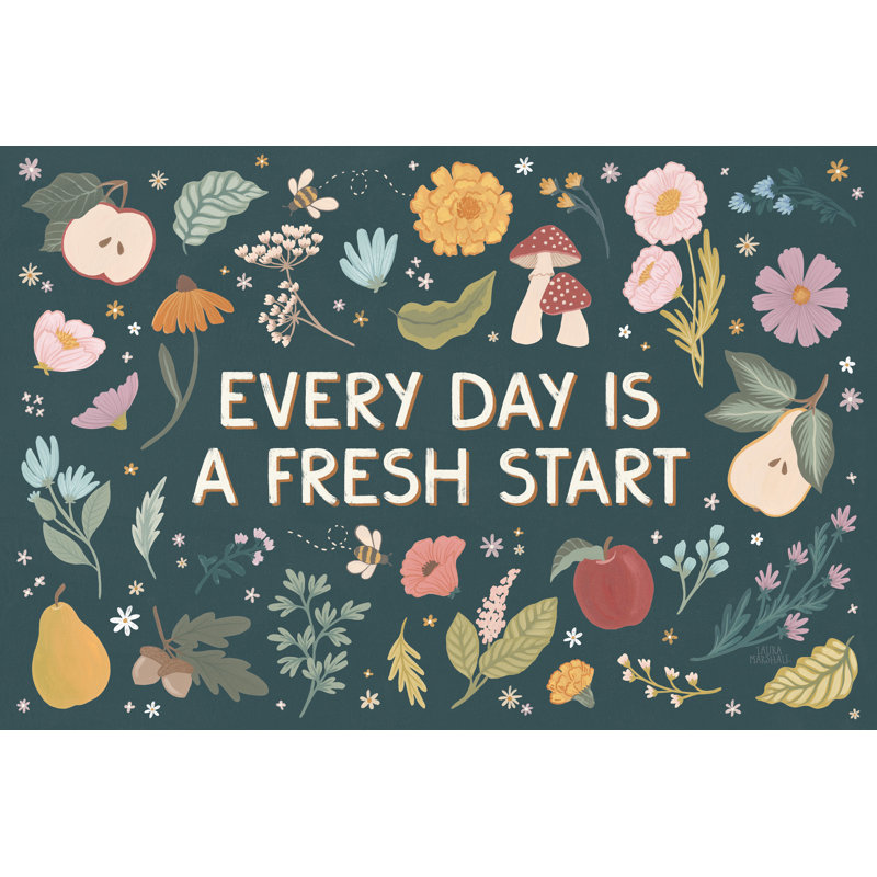 September Sweetness I Dark - Wrapped Canvas Print, 20cm H x 30cm W