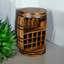 Andren Solid Wood Wine Bottle Rack Brown