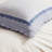 20x20 Gingham Scallop Decorative Pillow Blue