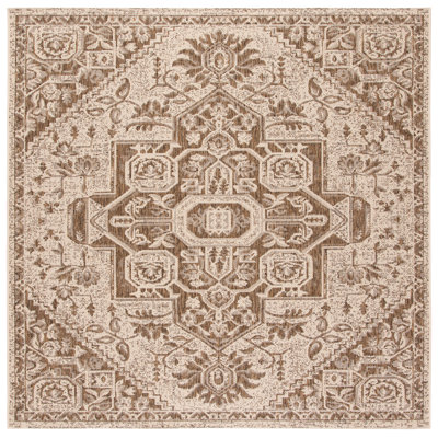 Klaus Hooked Beige Indoor/Outdoor Rug