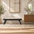 Noah Solid Wood Bench with Upholstered Cushion Seat-123273947