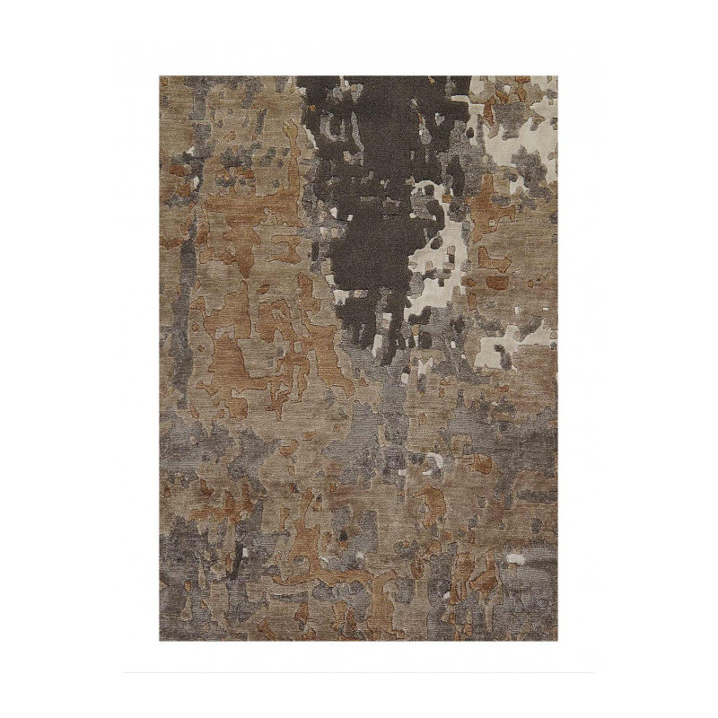 One-of-a-Kind 6' X 9' Area Rug in Silver/Brown