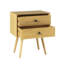 Solid Wood Bedside Table-1409737469
