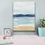 «Watercolor Ocean Horizon 2» par Annie Warren, art mural sur toile-911198293