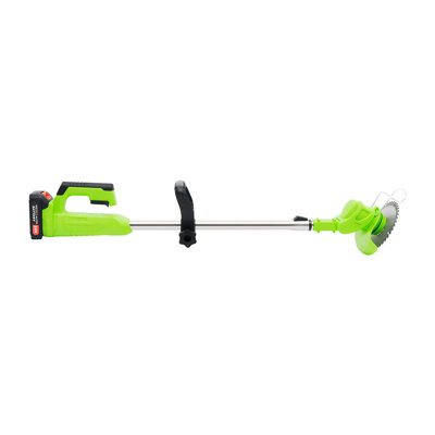 Electric Grass Trimmer, Lawn Mower With Auxiliary Wheels