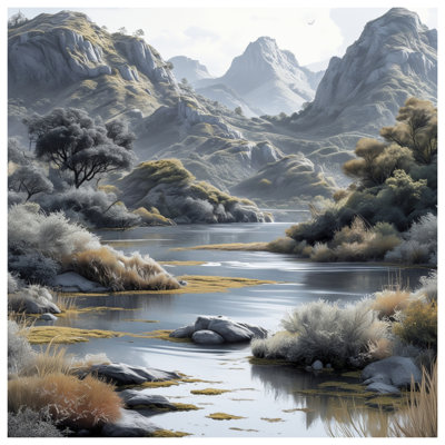 Rideaux de douche Mountain River