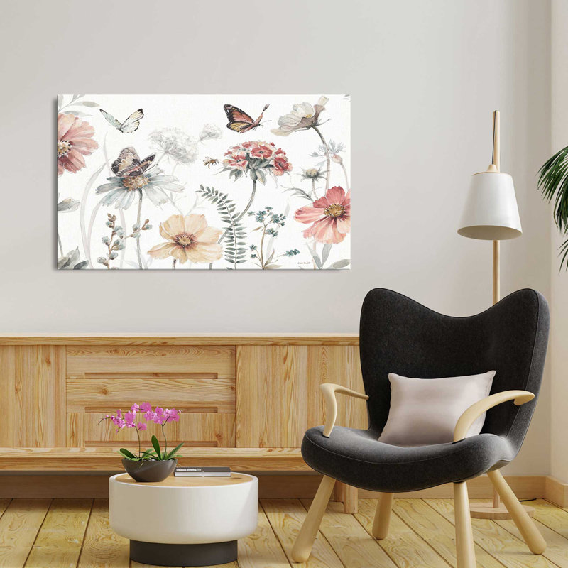 A Country Weekend I Crop - peinture sur toile tendue, H 28 po x l 48 po x P 1,5 po