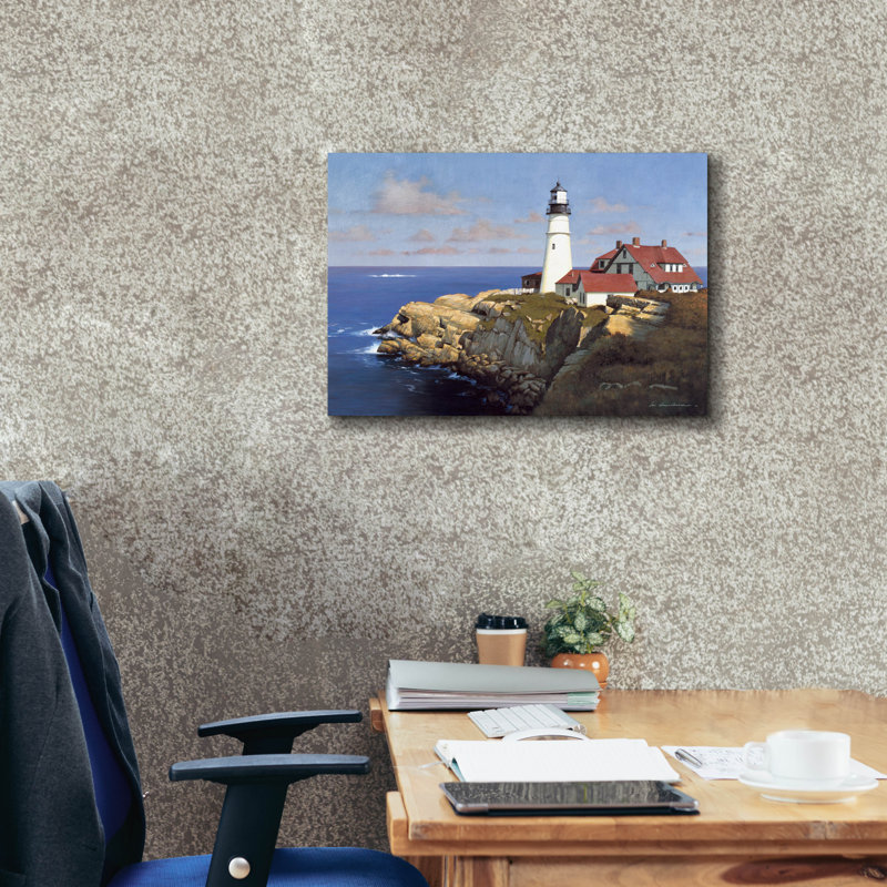 «Late Af après-midi» par Zhen-Huan Lu, art mural sur toile, H 18 po x l 26 po x P 0,75 po
