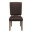 Ensemble de chaises de salle à manger en tissu 2 pièces