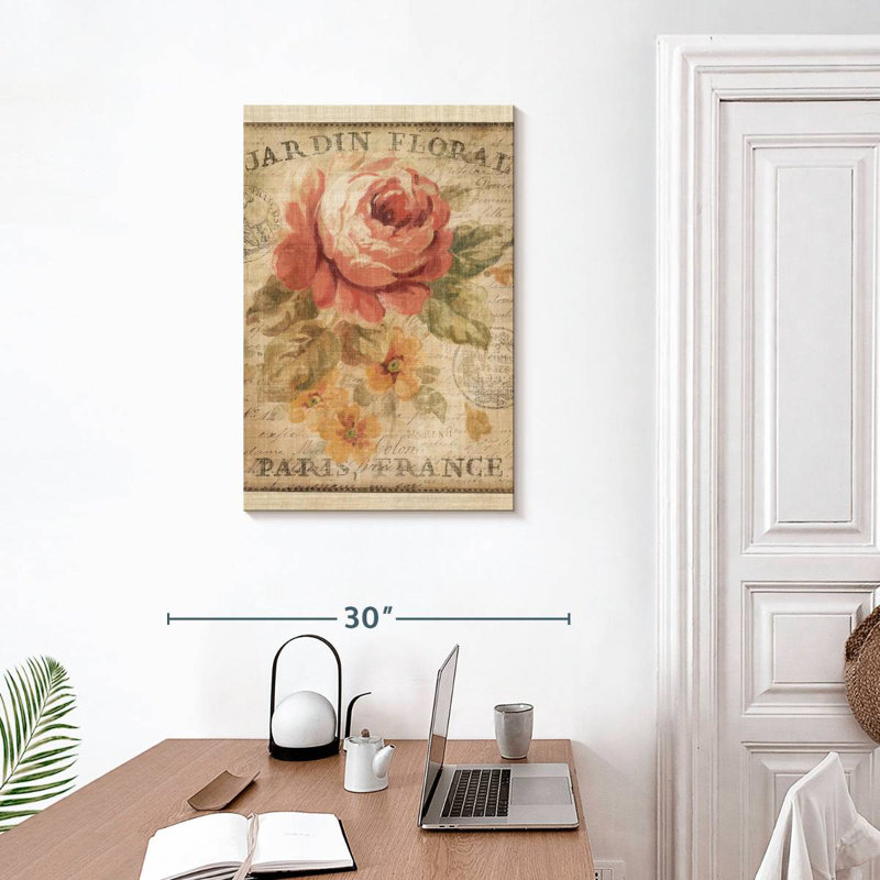 Harnek Parisian Flowers II, H 30 po x l 20 po