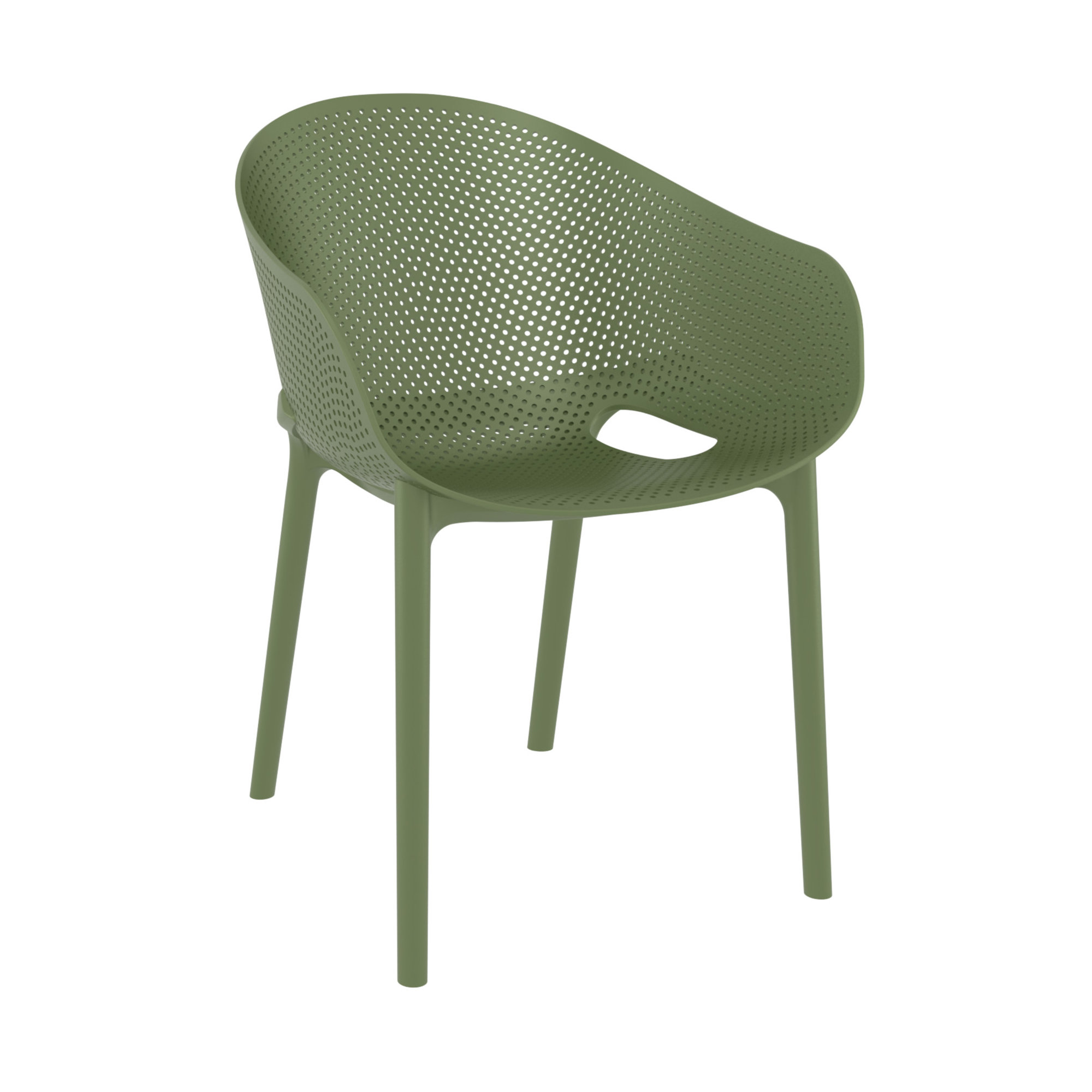 Farrah 31" Square 2 - Person Dining Set, Olive Green