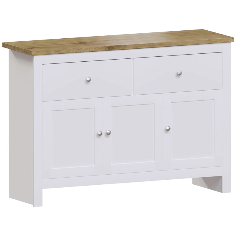 Beacsfield 117Cm Wide 2 Drawer Sideboard, White