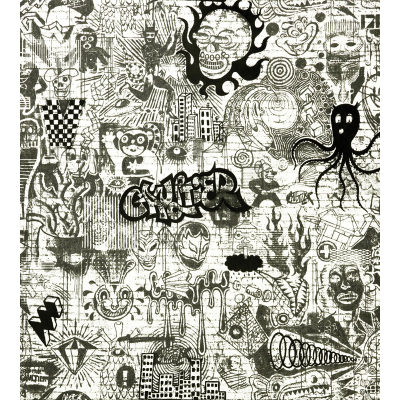 Les Papiers Abstract Matte Wallpaper Double Roll