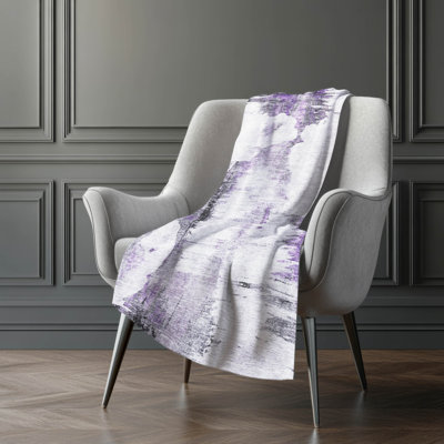 Addison Machine Washable Sherpa ASB710 Modern Throw Blanket