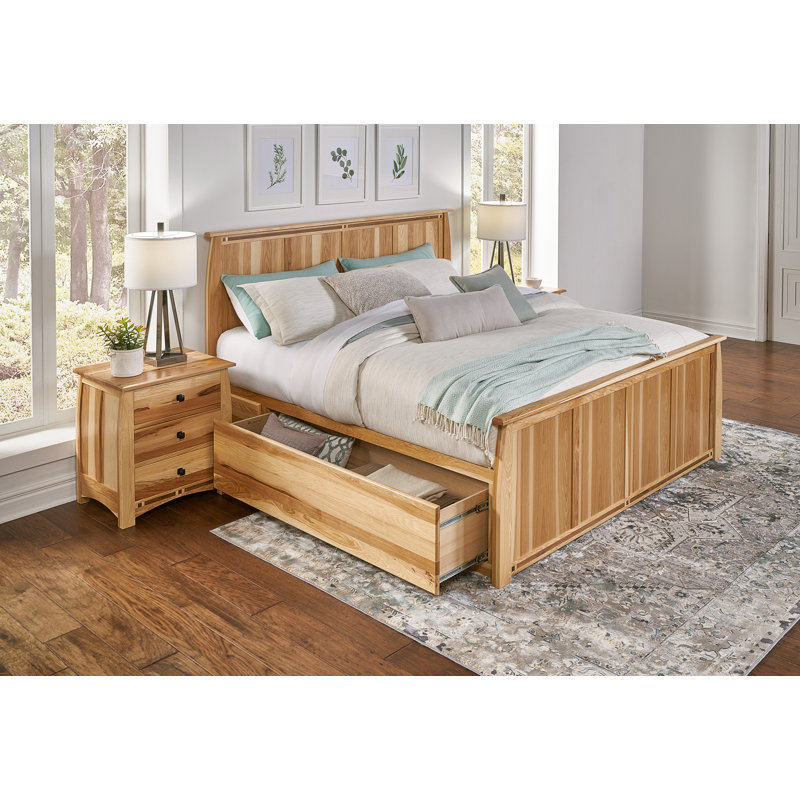 Firestone Solid Wood Platform Storage Bed, King