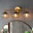 3-Light Bathroom Dimmable Vanity Light，Broken glass design