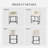 Modern Barrel Counter Stools with Backrest and Arms, Linen Fabric Upholstered Accent Barstools for Kitchen Island,Support 450 LBS-1080279876