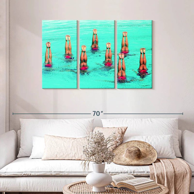 Sireci Inverted Synchronized Swimming, 28" H x 45" W