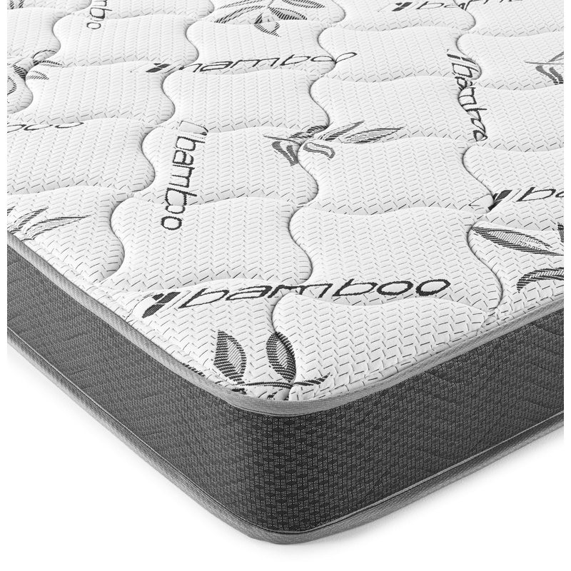 7" Rayon From Bamboo Cover Firm Foam Mattress, Twin