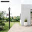 Lampadaire d'extérieur avec bras transversal, lampadaire divisé, lampadaire d'extérieur pour allée, allées, cour avant-74535823