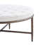 Fenton Modern Round Upholstered Ottoman with Padded Top and Versatile Use-135784674