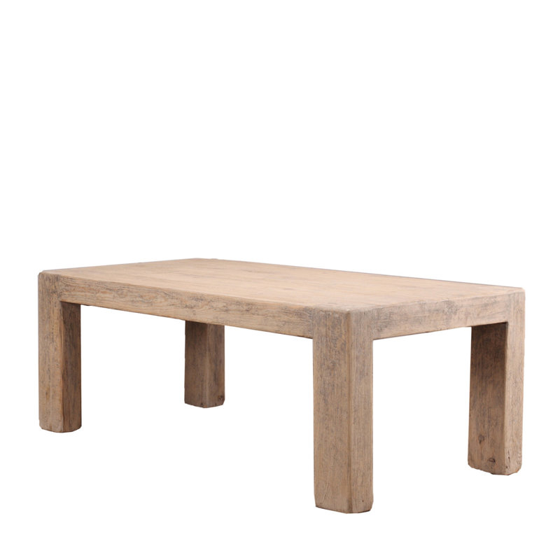 Pine Wood Dining Table, 29.92"H x 83.86"L x 39.37"W 