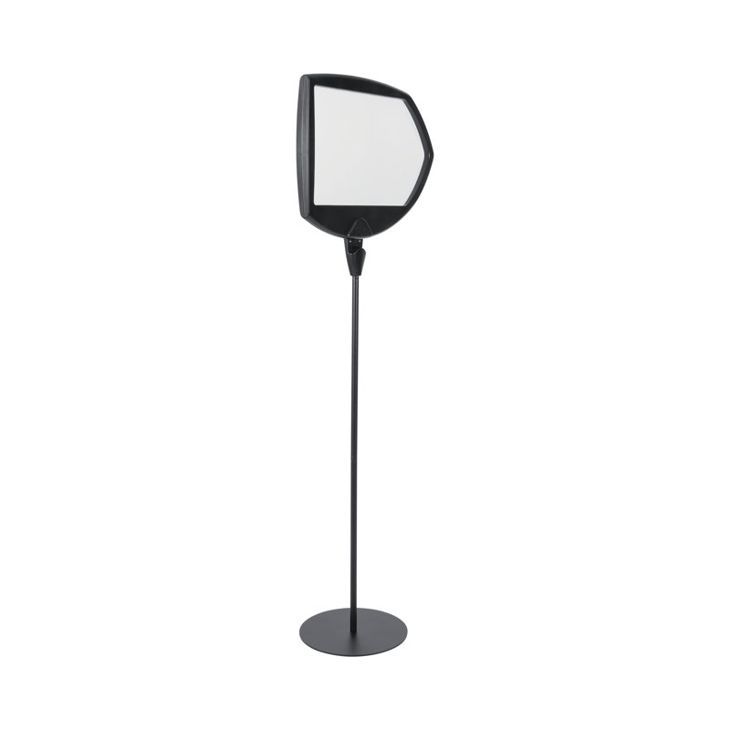 Bi-Office: Free-standing, magnetic sign, height-adjustable, red octagon.