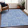 Premium Machine Washable Prisco Blue Rug