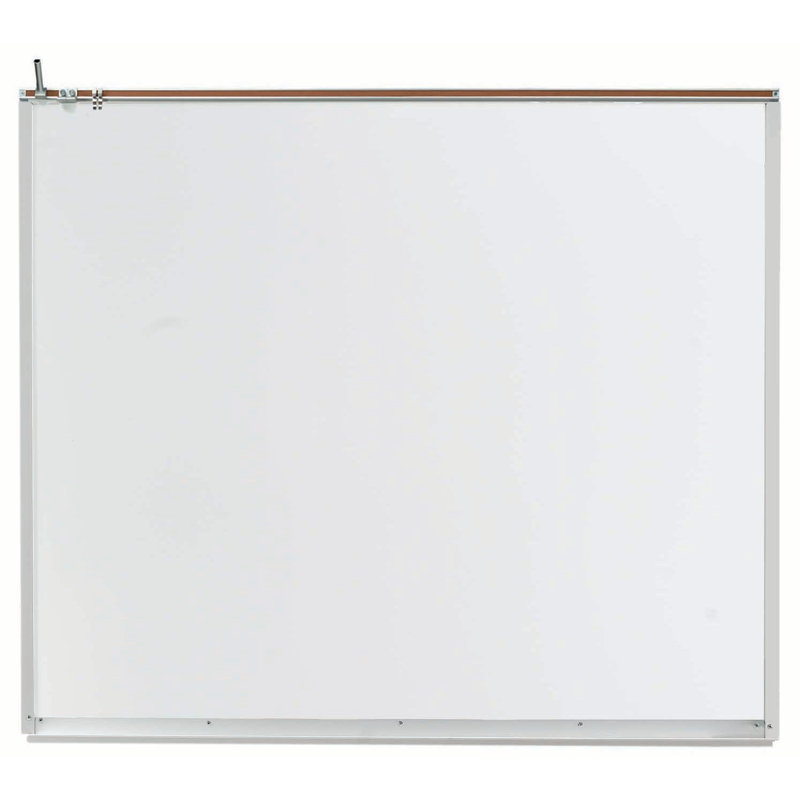 Tableau blanc magnétique à cadre en aluminium, H 4 po x l 5 po