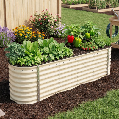 Beyhan Metal Raised Garden Bed