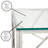 Laith Glass Top End Table-274769680