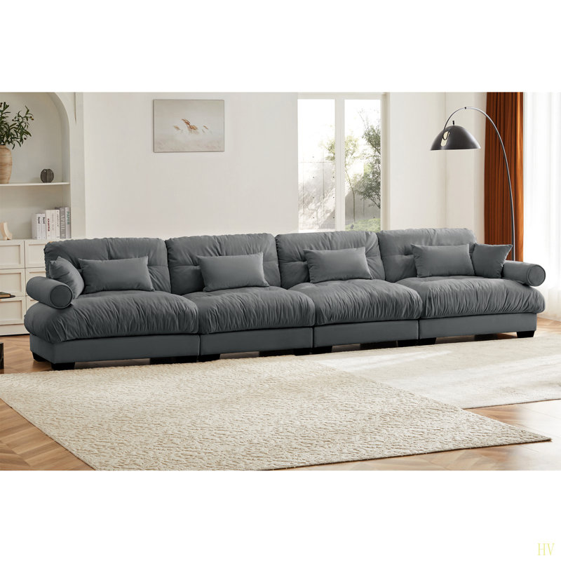 Canapé modulaire en velours modulaire Comfort