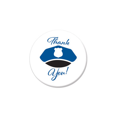 Merci! Bouton d'application de la loi