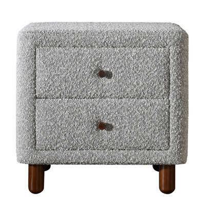 Table de chevet 2 tiroirs Boucle
