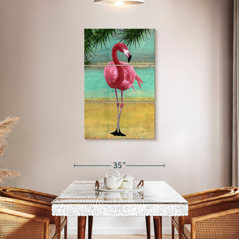 Brampt Flamingo Frame I, 32" H x 20" W