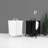 Large 110L 2 Laundry Hamper With Lid, Sorting Cards, Black Cloth Basket For Clothes And Cards Storage