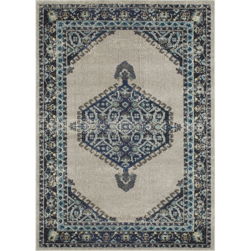 Tapis ivoire / crème Boulton, Rectangle 8 pi x 10 pi