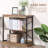Modern Style Bookshelf with Metal Frame