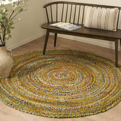 Tapis d'intérieur en coton tressé à la main