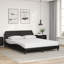 Structure de lit vidaXL gris clair 152x203 cm-97839761-97839760