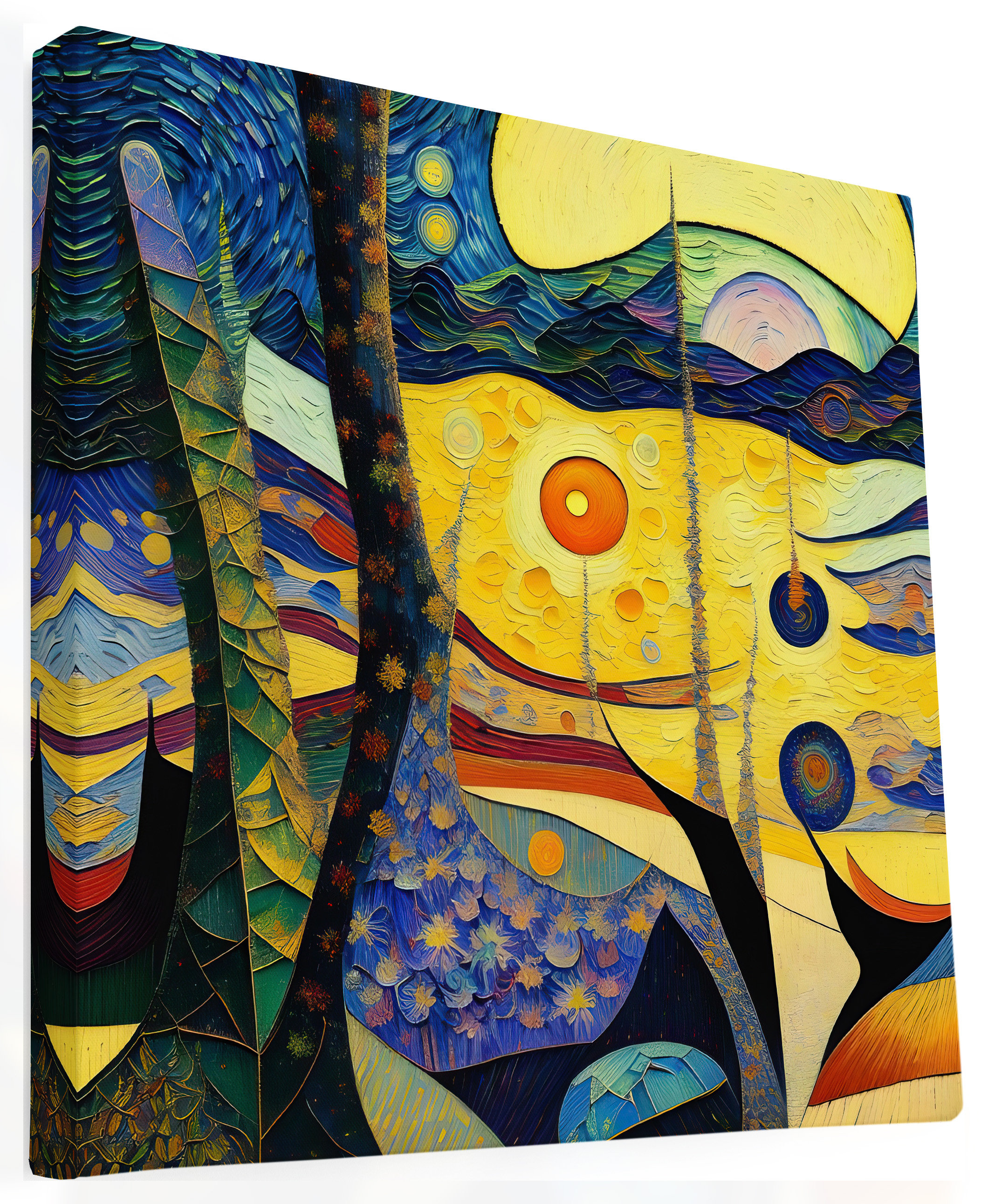 Vault W Artwork Modern Earth Modern Earth 258 On Canvas by Ronald ...
