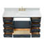 Meuble-lavabo simple avec plateau Abita 61-93359285